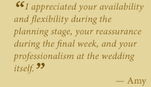 Our clients enjoy our flexibility and professionalism